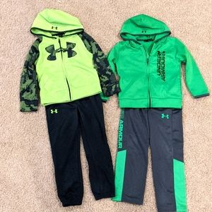 Boys size 4 Under Armour outfits
